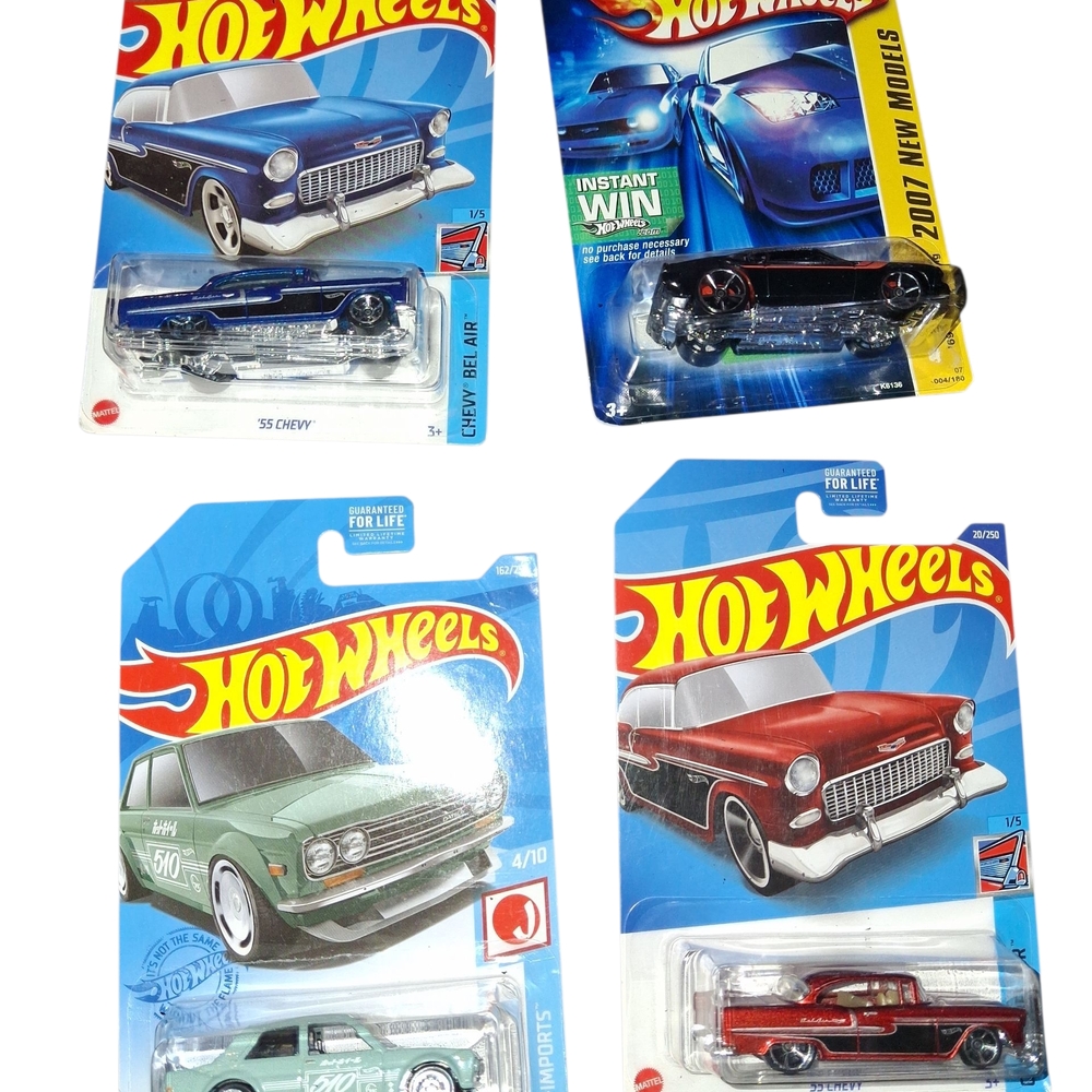 Die-Cast Car Set - Blue, Red, Green